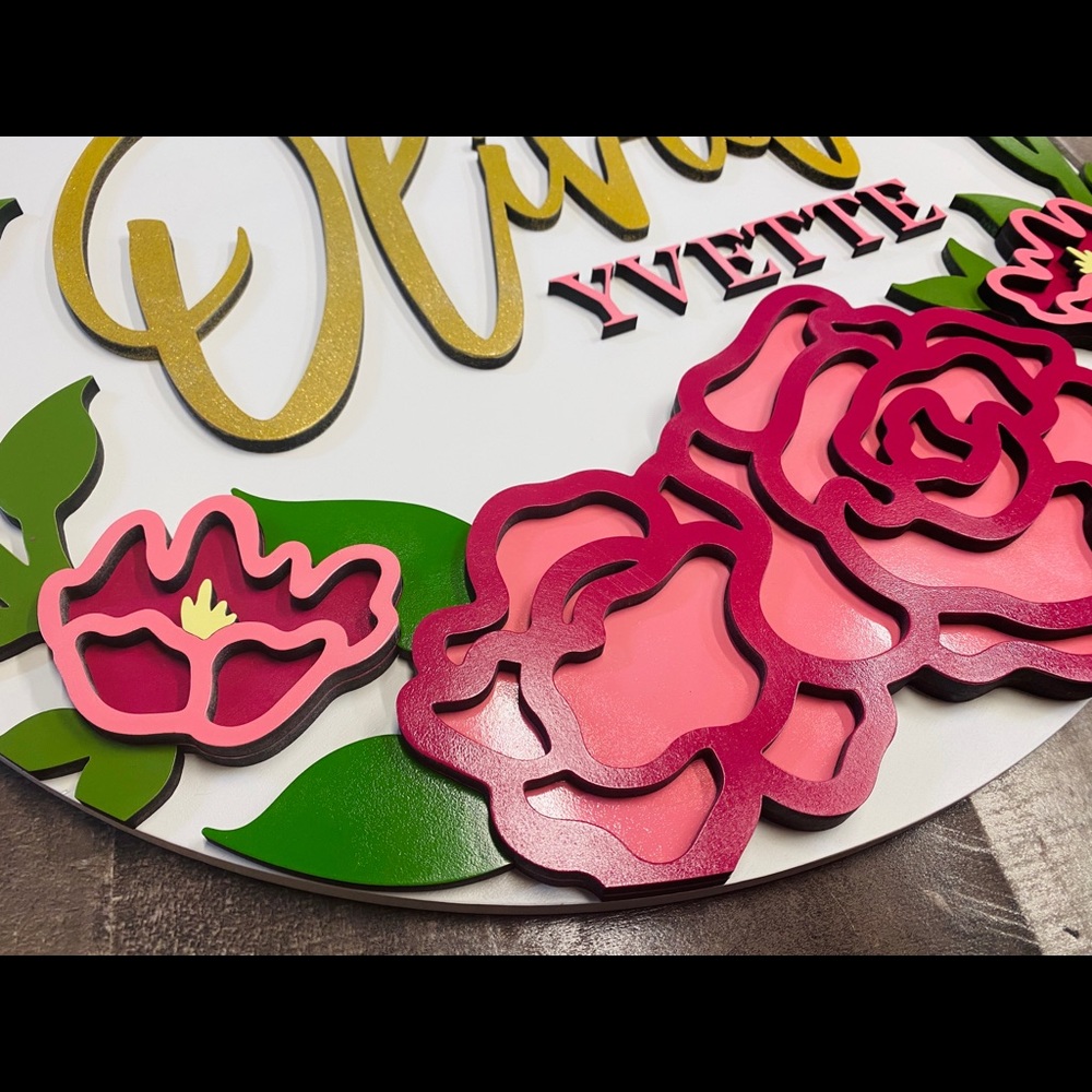 Custom Nursery Sign - Picture 5 of 7